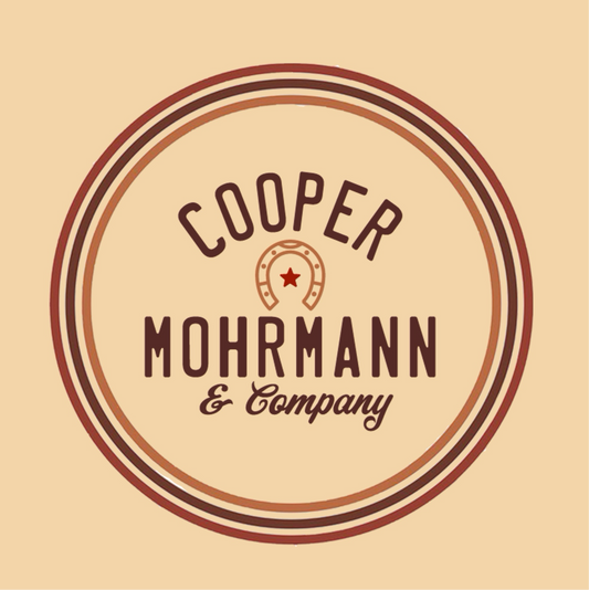 Coop & Co. Tan Drum Head Sticker