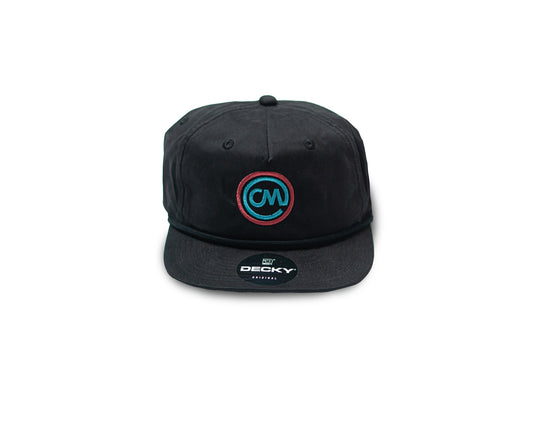 Black Cattle Brand Rope Hat