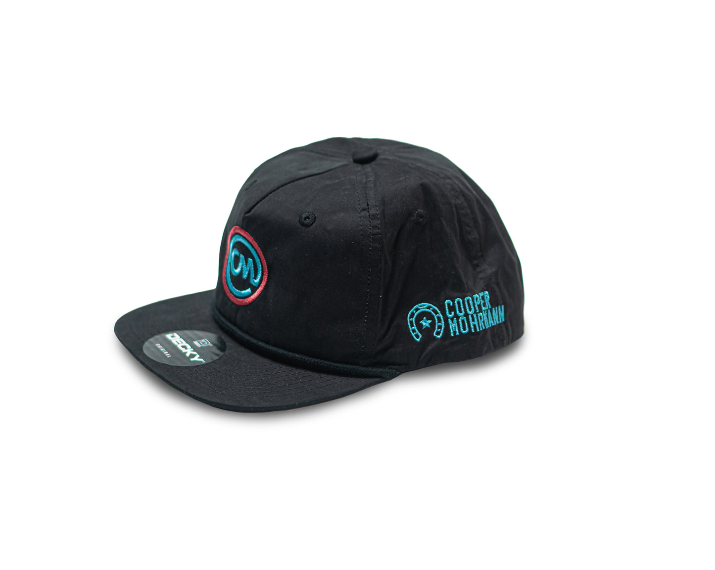 Black Cattle Brand Rope Hat