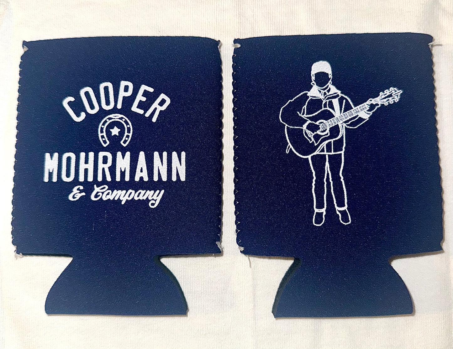 Navy Coop & Co. Koozie