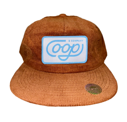 Burnt Orange Corduroy Coop & Company Hat