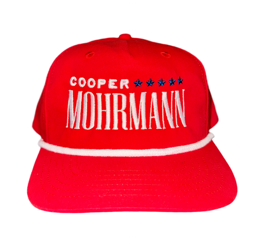 Red Stars Cooper Mohrmann Rope Hat