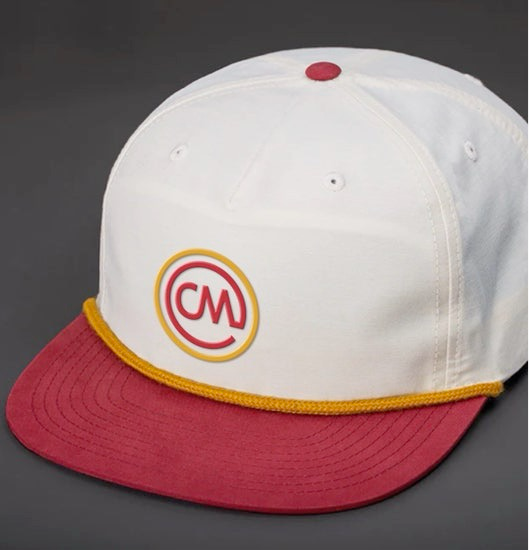 White/ Maroon Rope Hat