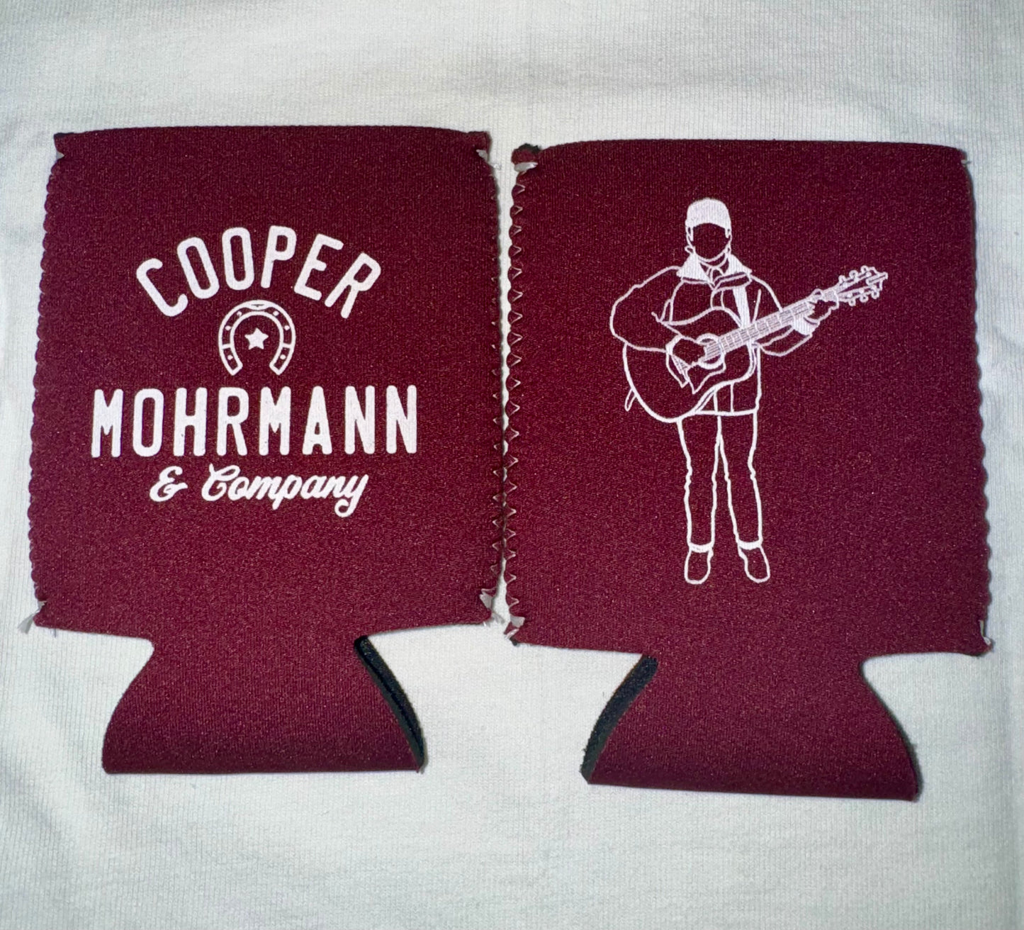 Maroon Coop & Co. Koozie