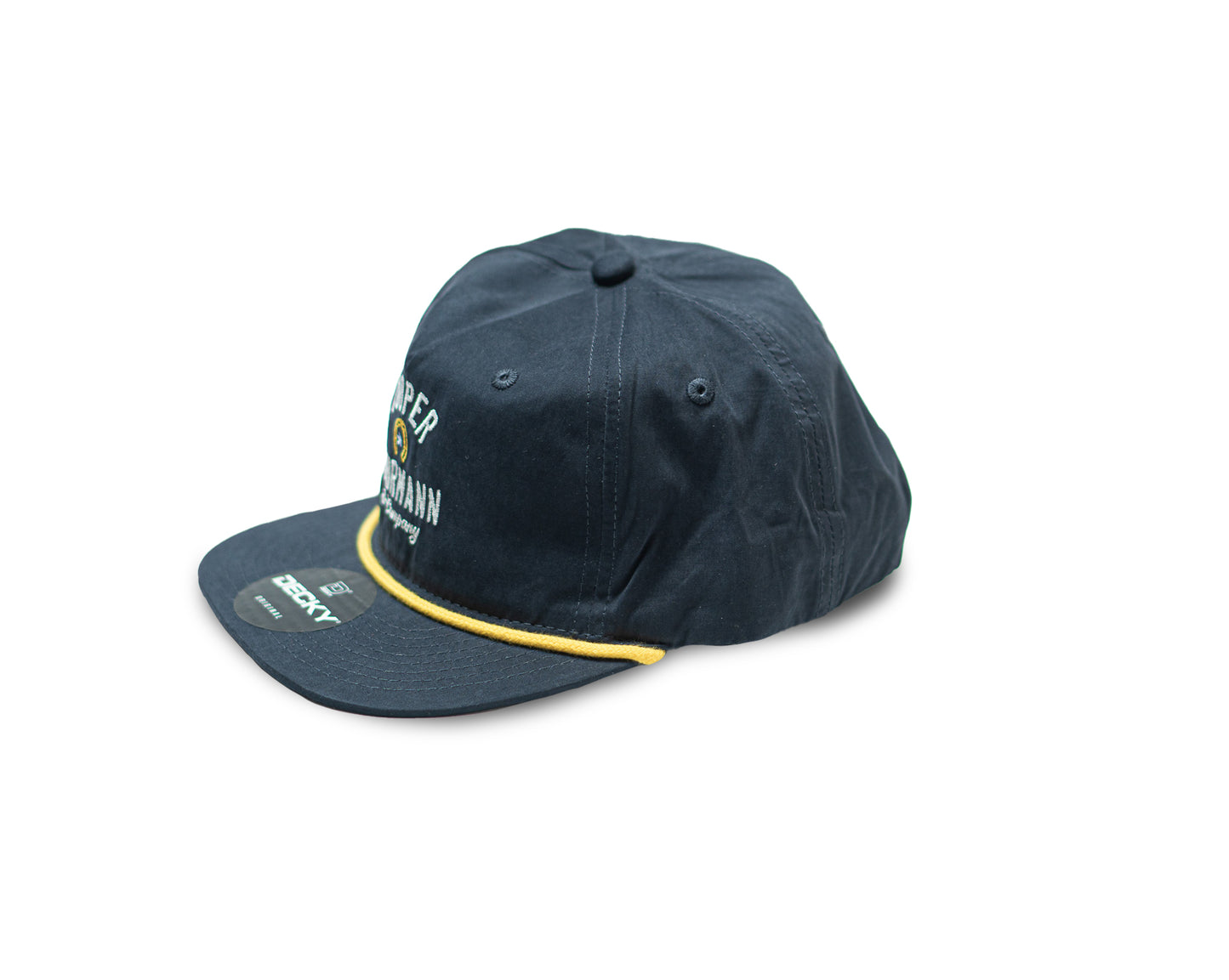 Navy and Gold Rope Hat